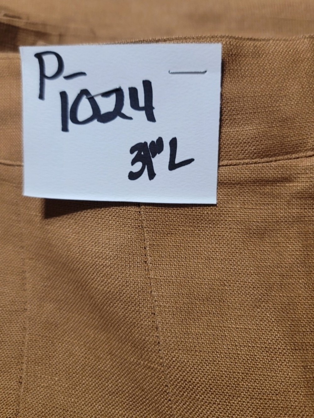 NYGARD - Sz. 10 Tan Linen Rayon Dress Pants - Picture 8 of 10